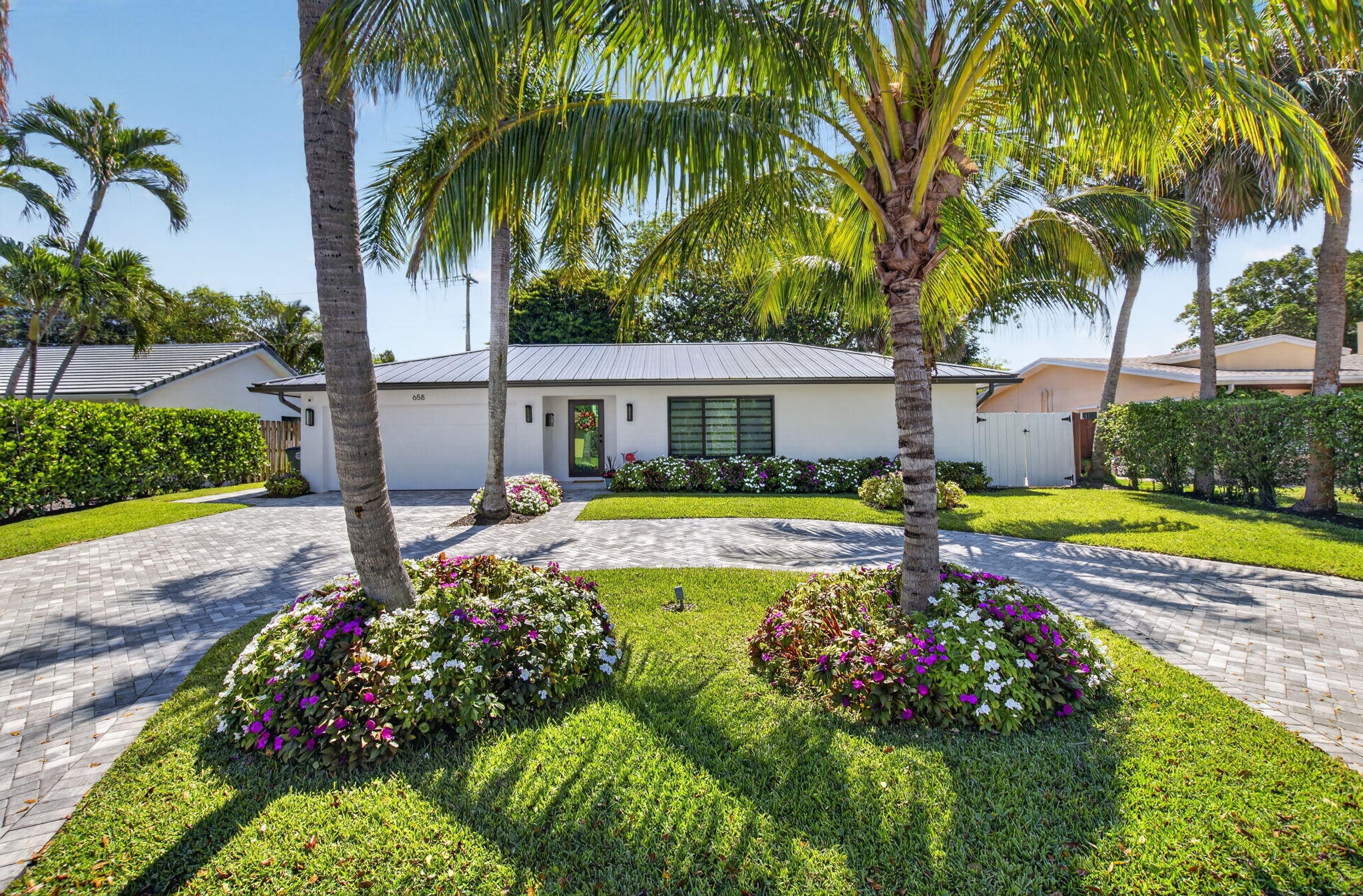 Aerial view of 658 NW 7th Avenue in Boca Raton